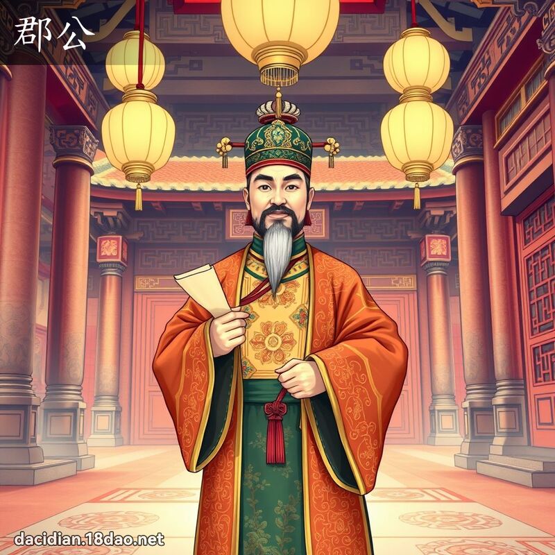 郡公 - 国语大辞典配图