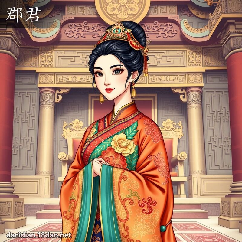 郡君 - 国语大辞典配图