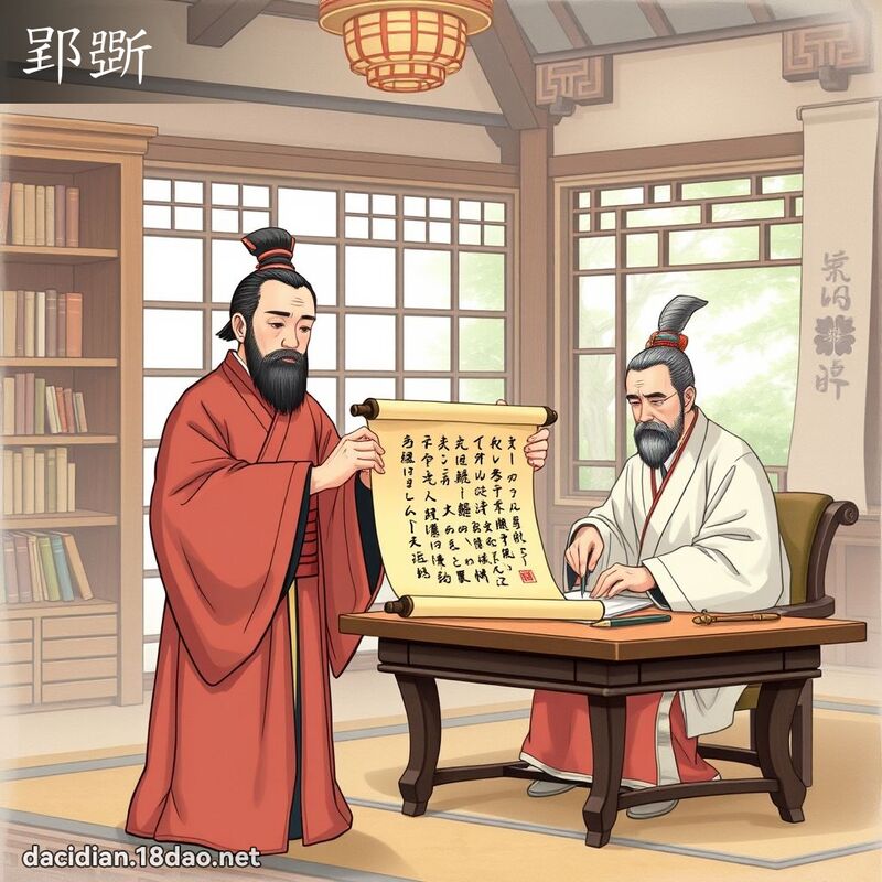郢斲 - 國語大辭典配圖