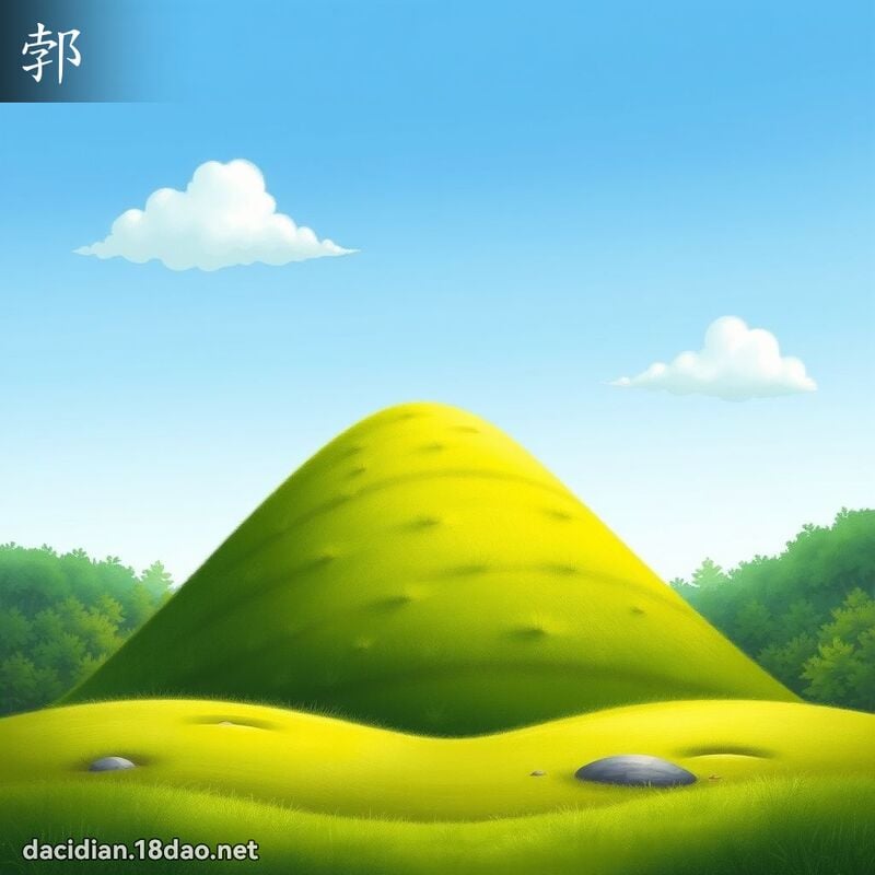 郣 - 國語大辭典配圖