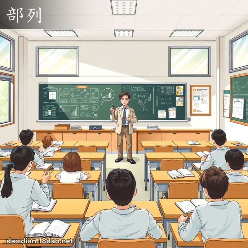 部列 - 国语大辞典配图