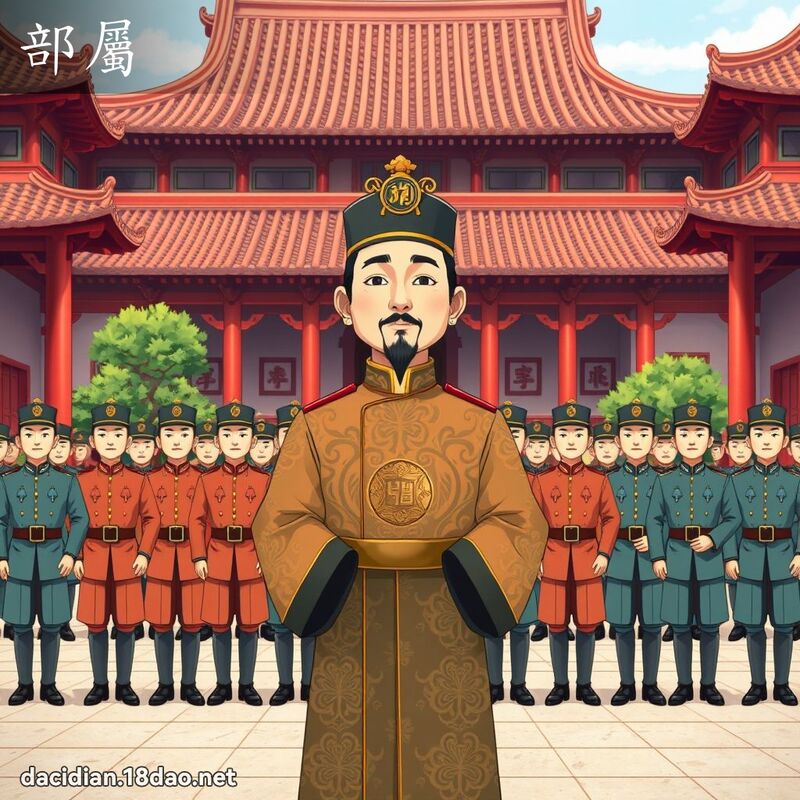 部屬 - 國語大辭典配圖