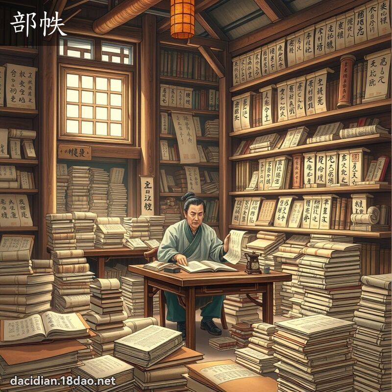 部帙 - 國語大辭典配圖