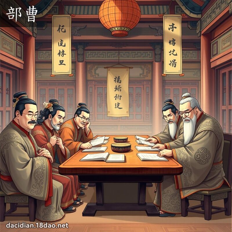 部曹 - 国语大辞典配图