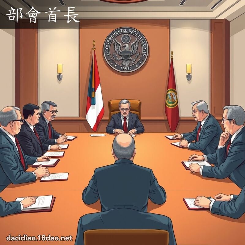 部会首长 - 国语大辞典配图