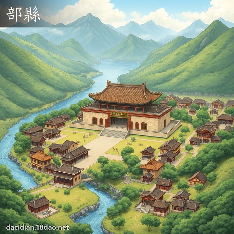 部縣 - 國語大辭典配圖