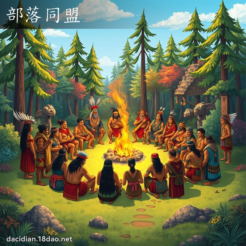 部落同盟 - 國語大辭典配圖