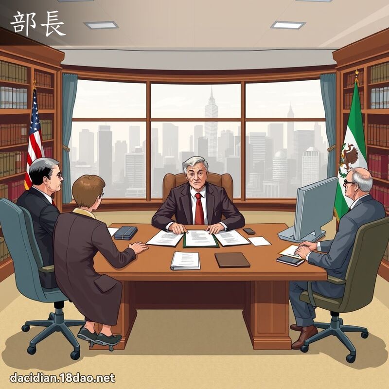 部长 - 国语大辞典配图