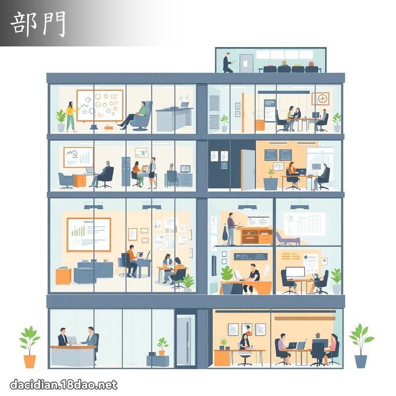 部門 - 國語大辭典配圖