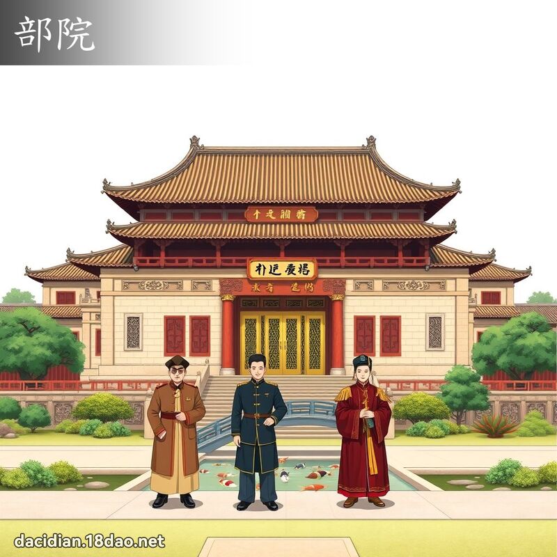 部院 - 国语大辞典配图