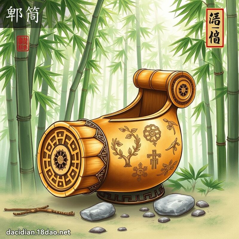 郫筒 - 國語大辭典配圖