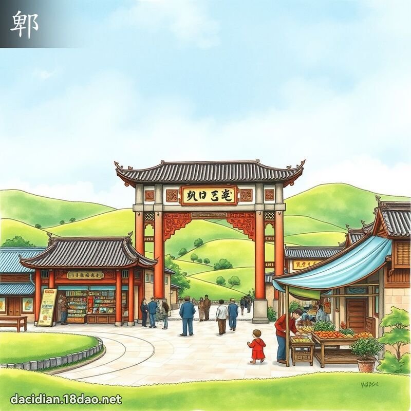 郫 - 国语大辞典配图