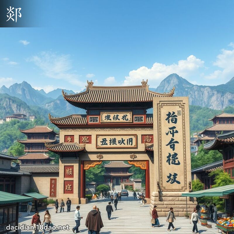 郯 - 國語大辭典配圖