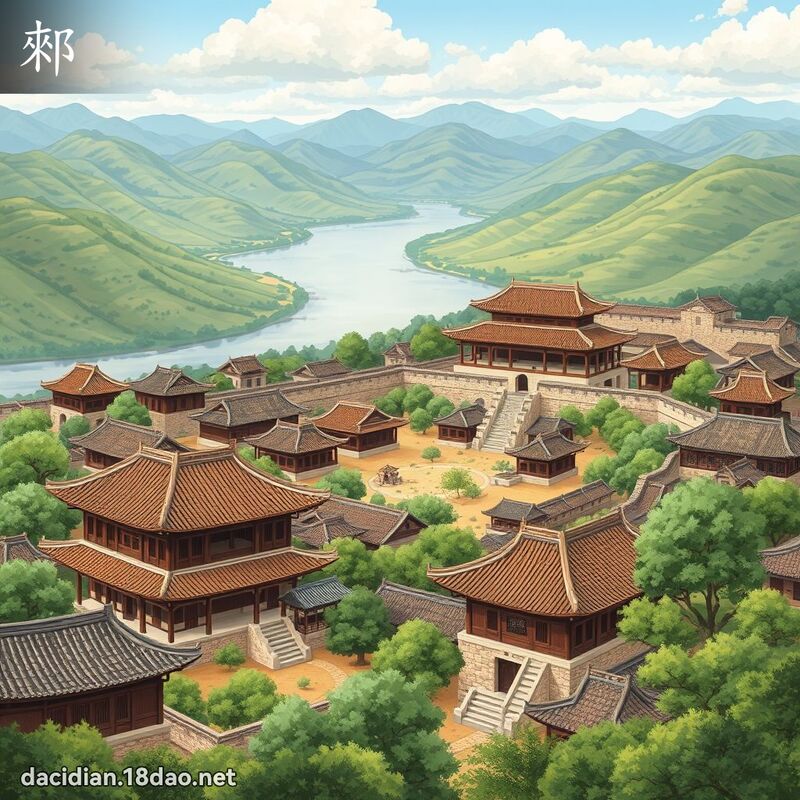 郲 - 國語大辭典配圖