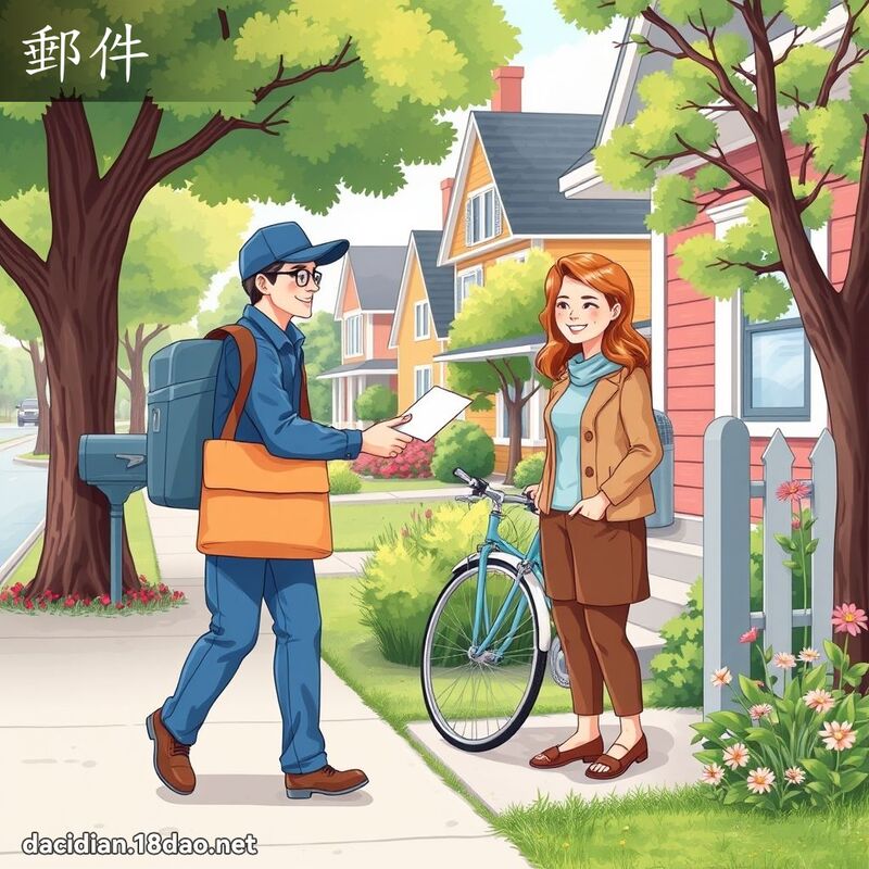 郵件 - 國語大辭典配圖