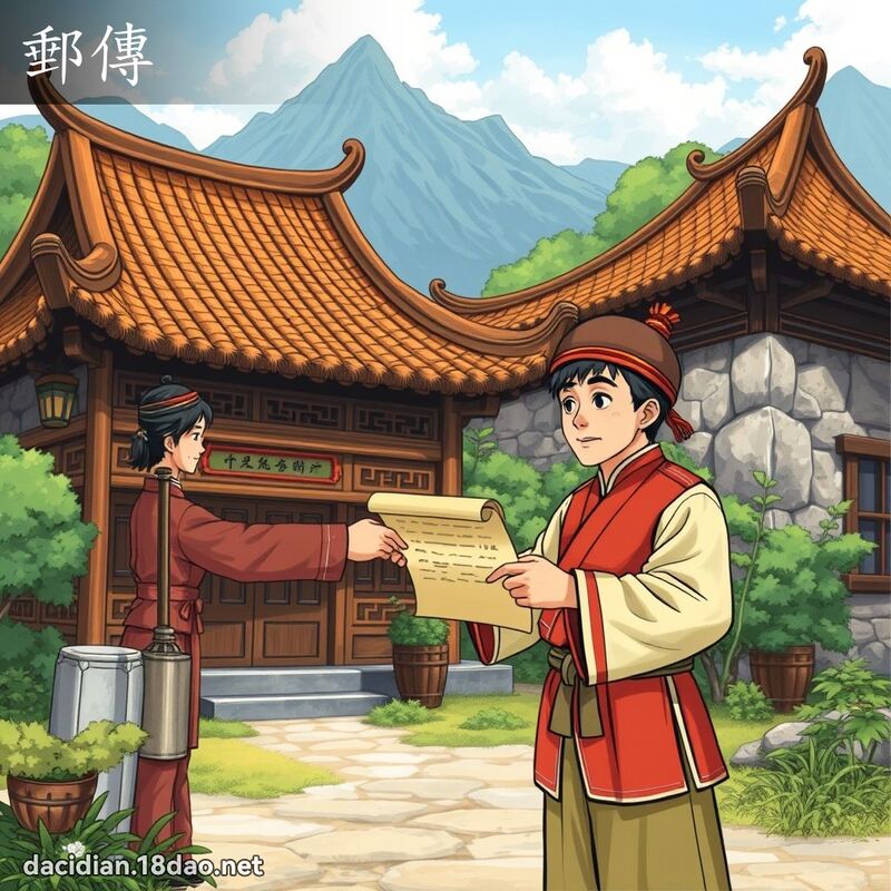 邮传 - 国语大辞典配图