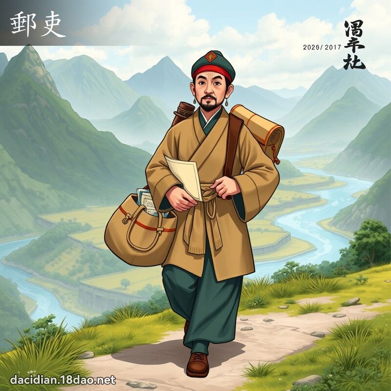 郵吏 - 國語大辭典配圖