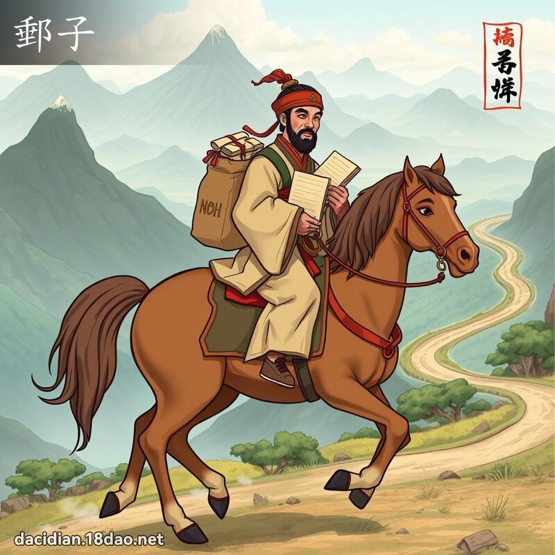 郵子 - 國語大辭典配圖