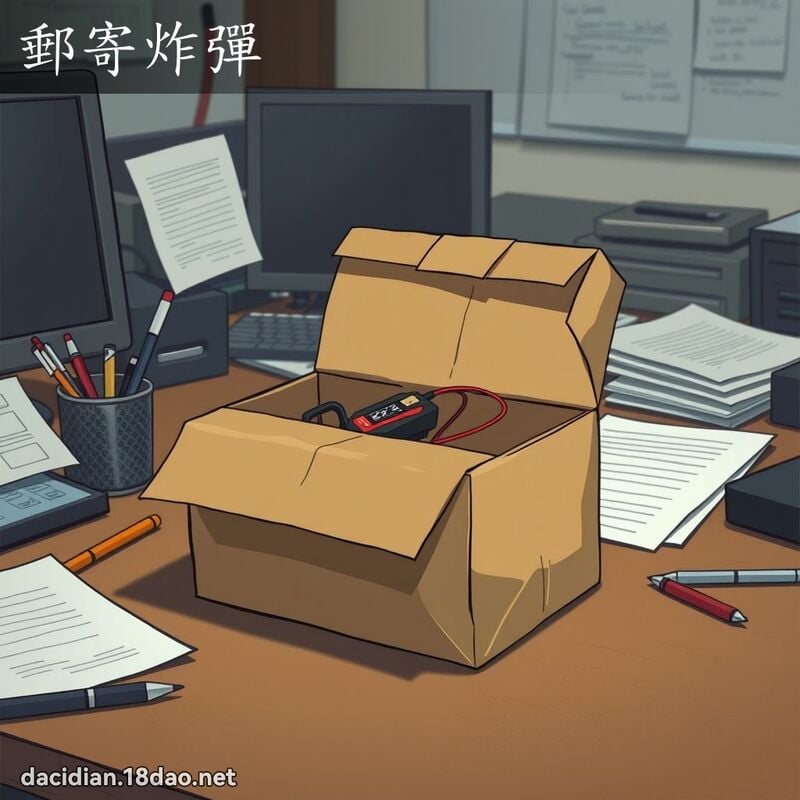 邮寄炸弹 - 国语大辞典配图