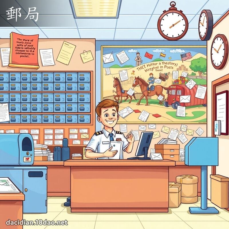 邮局 - 国语大辞典配图
