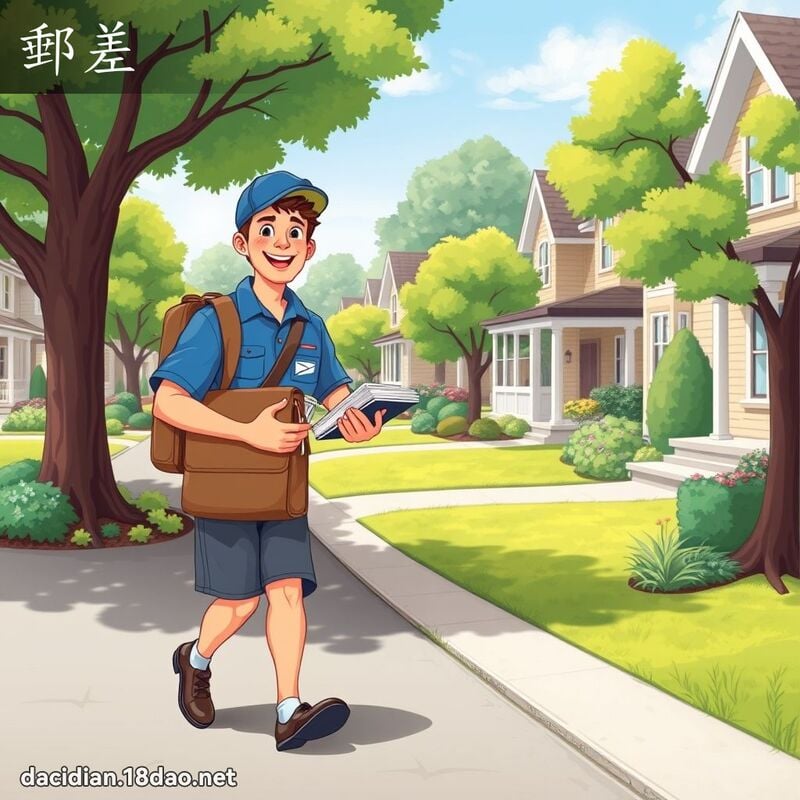 邮差 - 国语大辞典配图