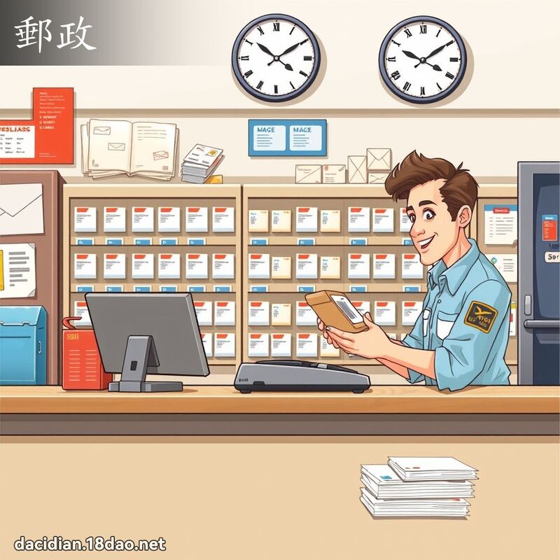 邮政 - 国语大辞典配图