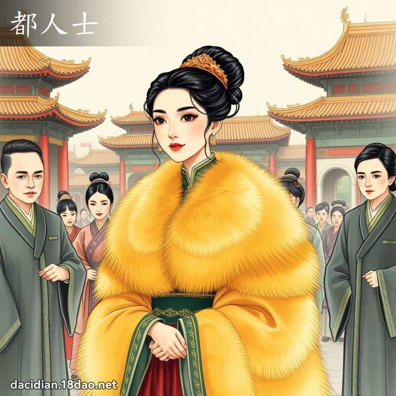 都人士 - 国语大辞典配图