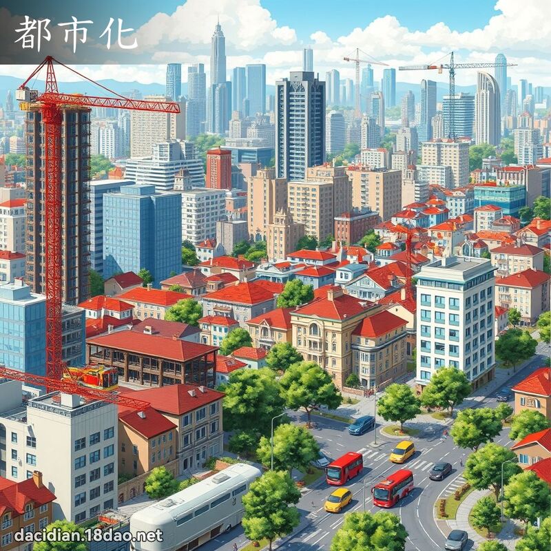 都市化 - 国语大辞典配图