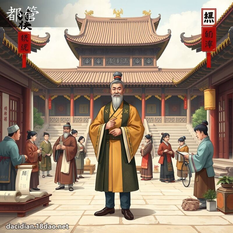 都管 - 国语大辞典配图