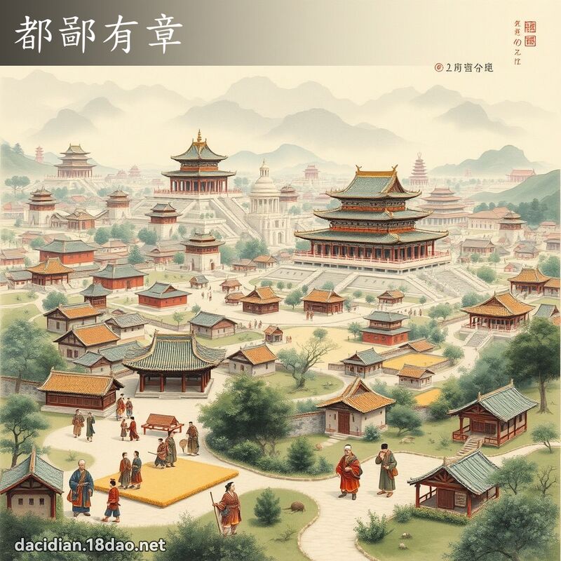 都鄙有章 - 國語大辭典配圖