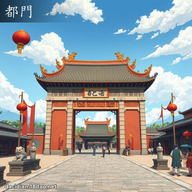 都門 - 國語大辭典配圖