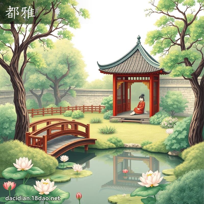 都雅 - 國語大辭典配圖