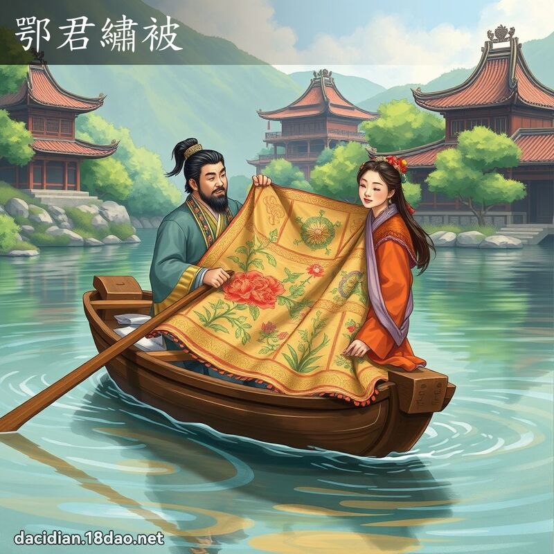 鄂君繡被 - 國語大辭典配圖