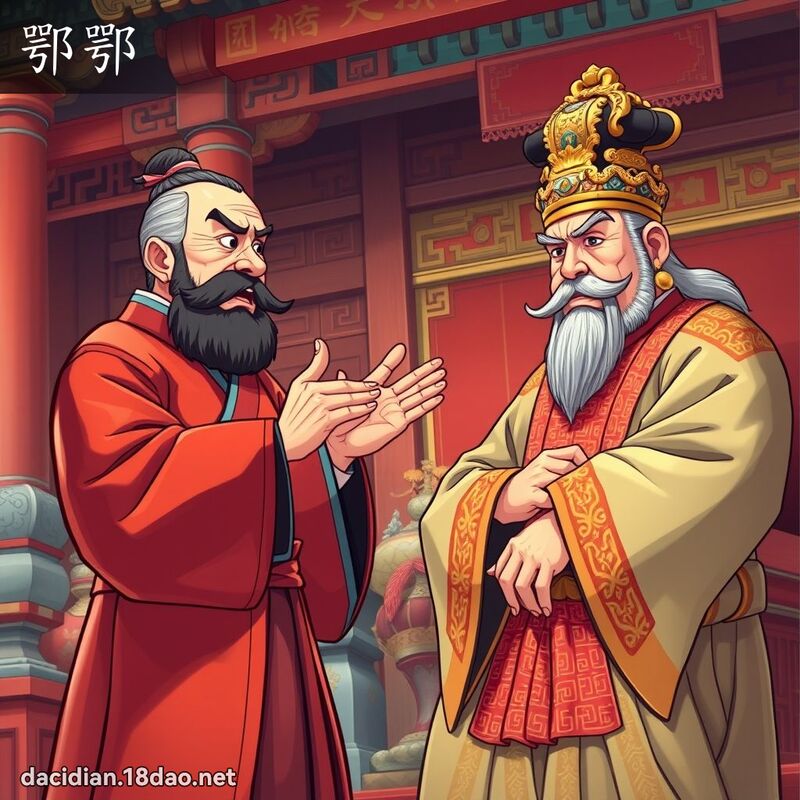 鄂鄂 - 國語大辭典配圖