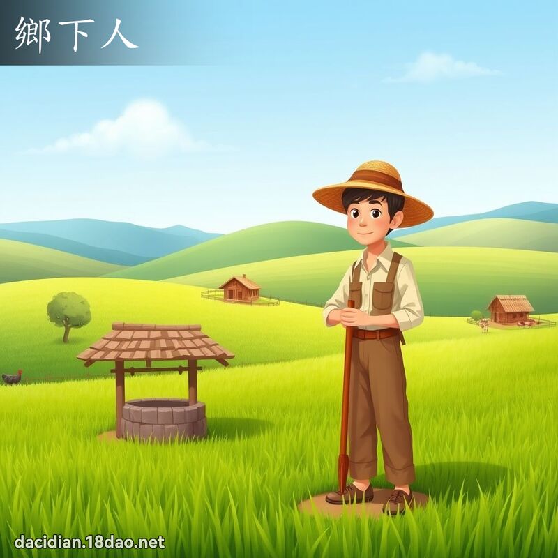 鄉下人 - 國語大辭典配圖