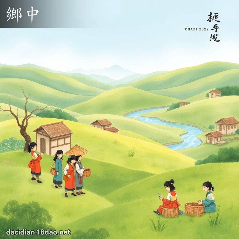 乡中 - 国语大辞典配图