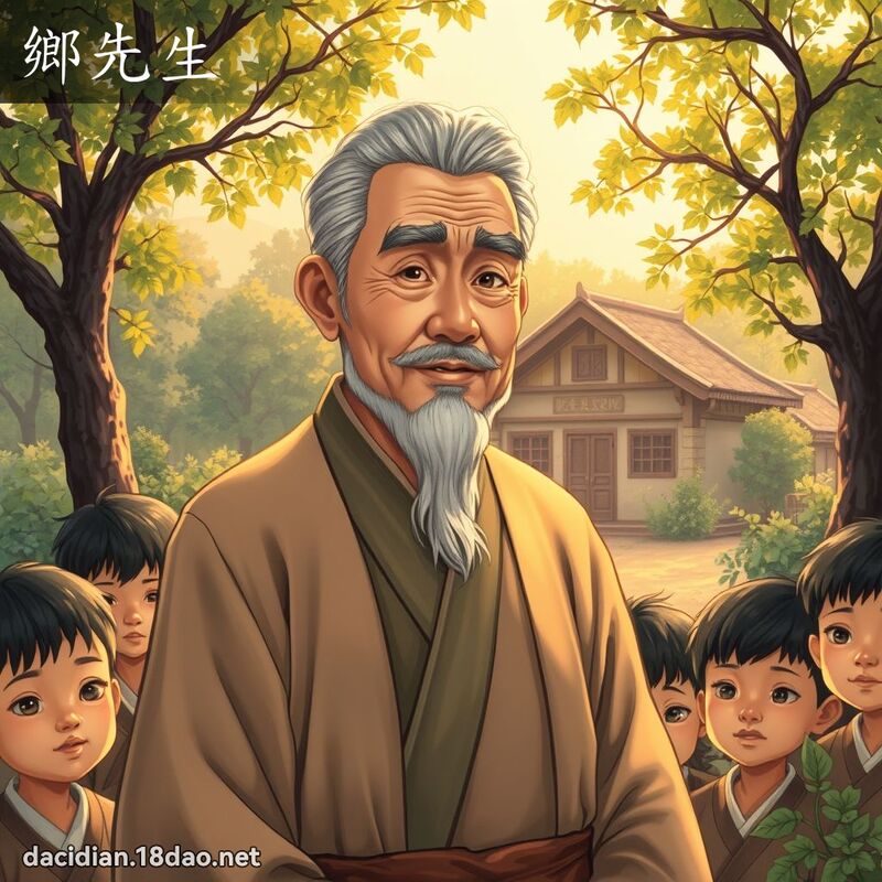 鄉先生 - 國語大辭典配圖