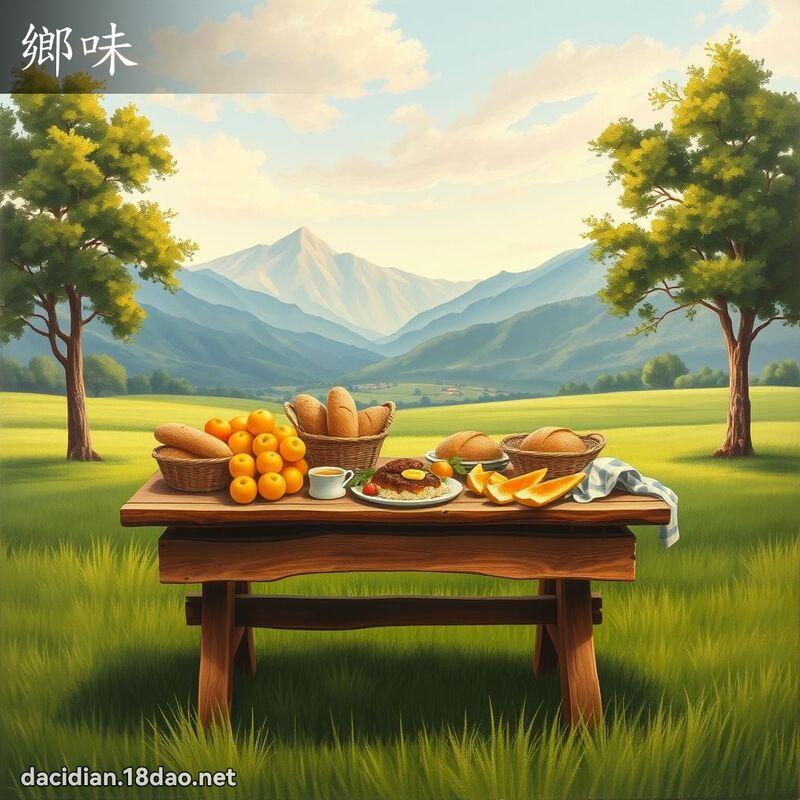 乡味 - 国语大辞典配图