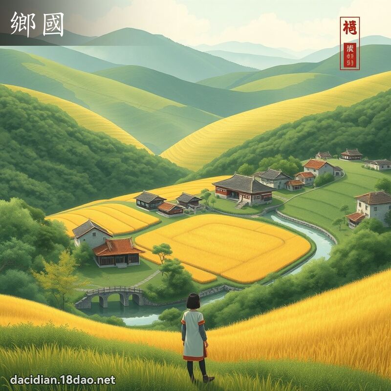 乡国 - 国语大辞典配图
