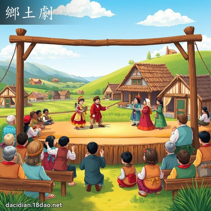 乡土剧 - 国语大辞典配图