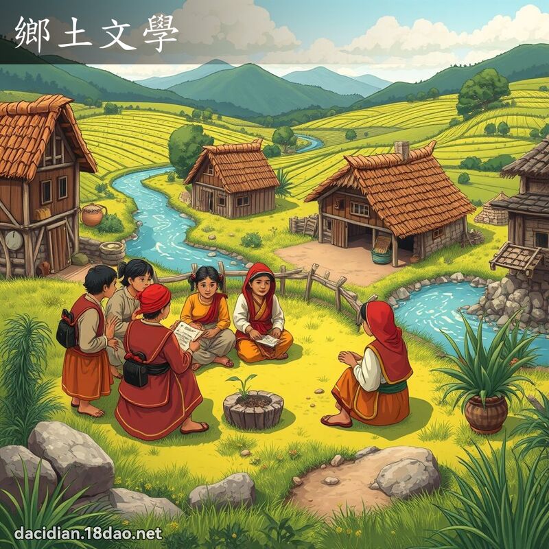 鄉土文學 - 國語大辭典配圖