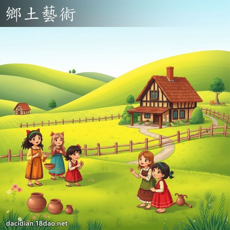 鄉土藝術 - 國語大辭典配圖
