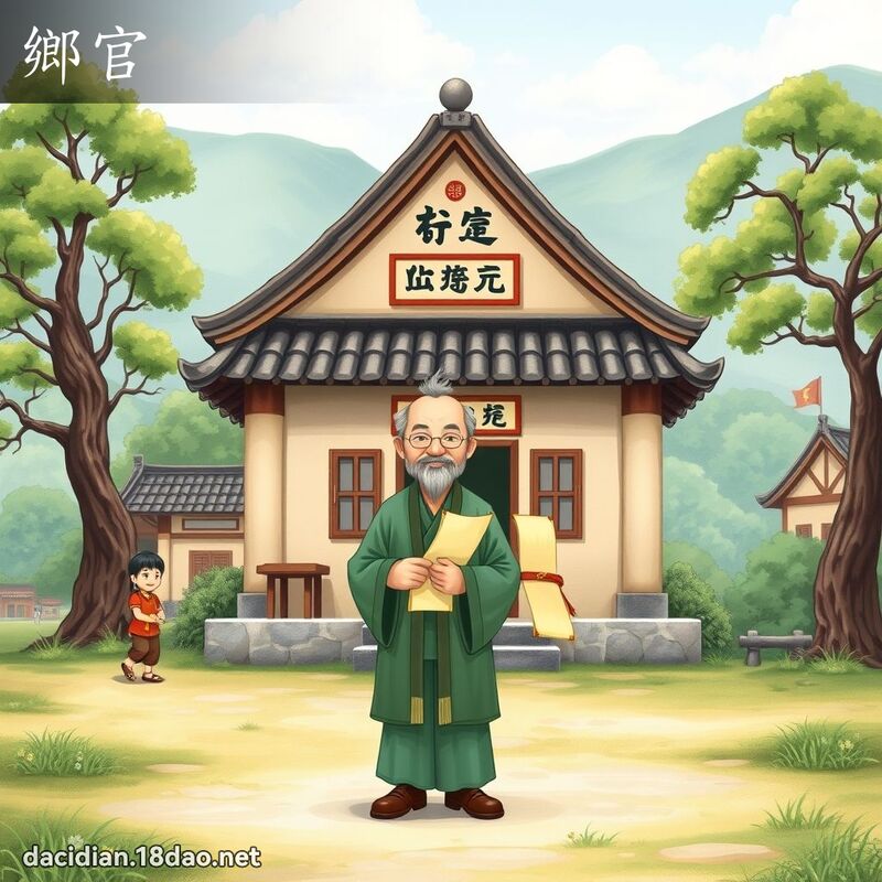 乡官 - 国语大辞典配图