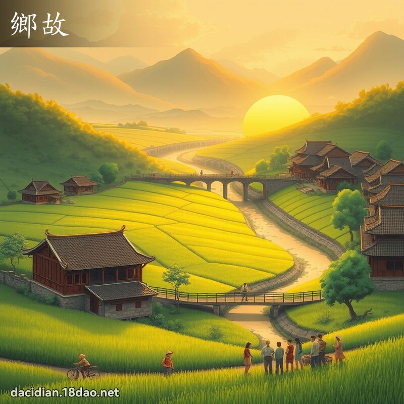 乡故 - 国语大辞典配图