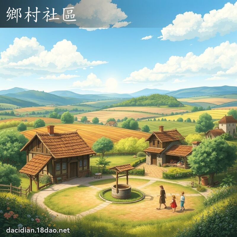 乡村社区 - 国语大辞典配图
