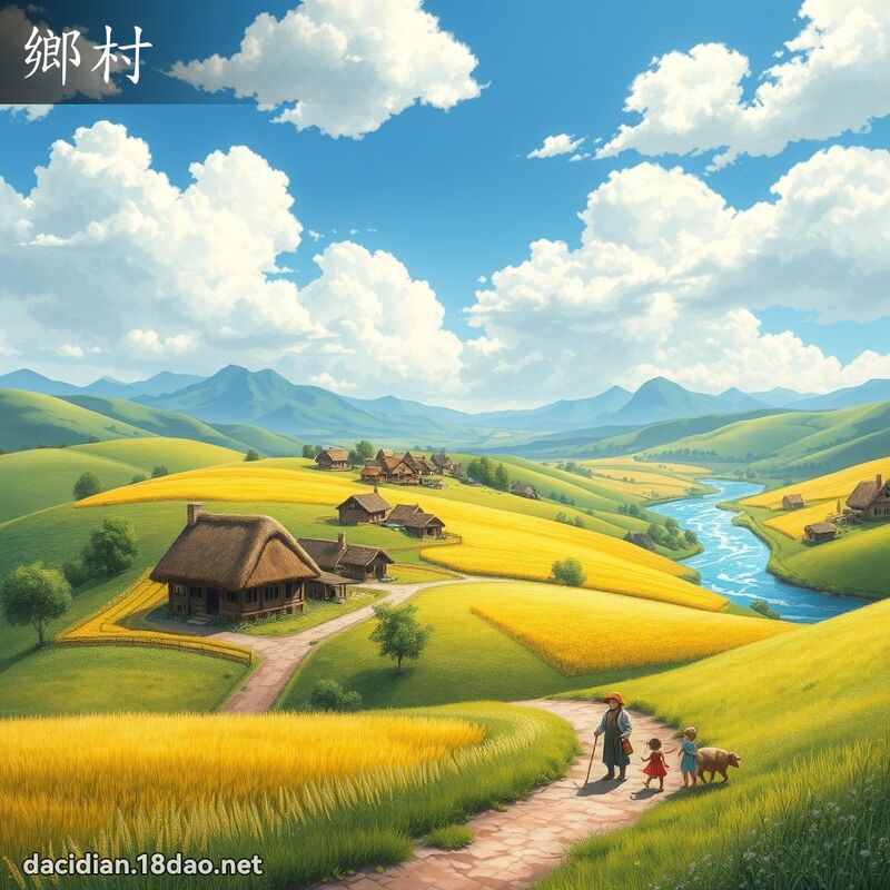 鄉村 - 國語大辭典配圖