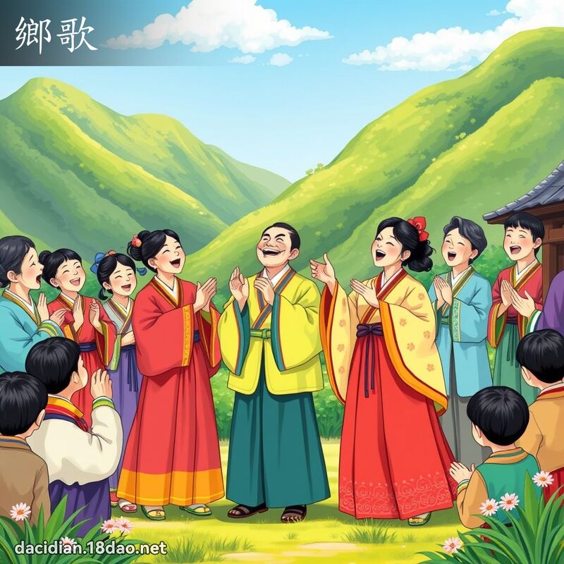 乡歌 - 国语大辞典配图