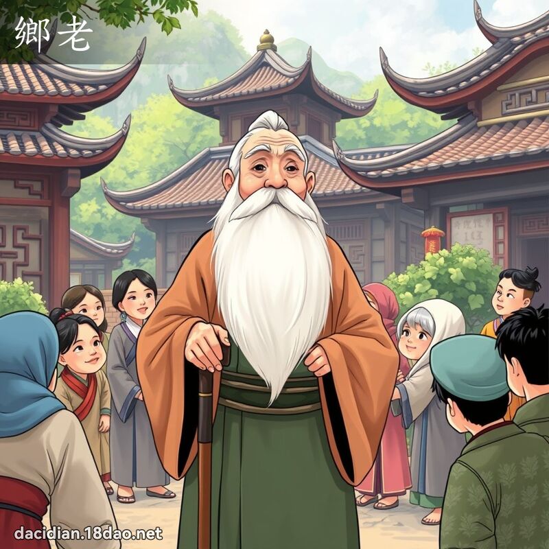 乡老 - 国语大辞典配图