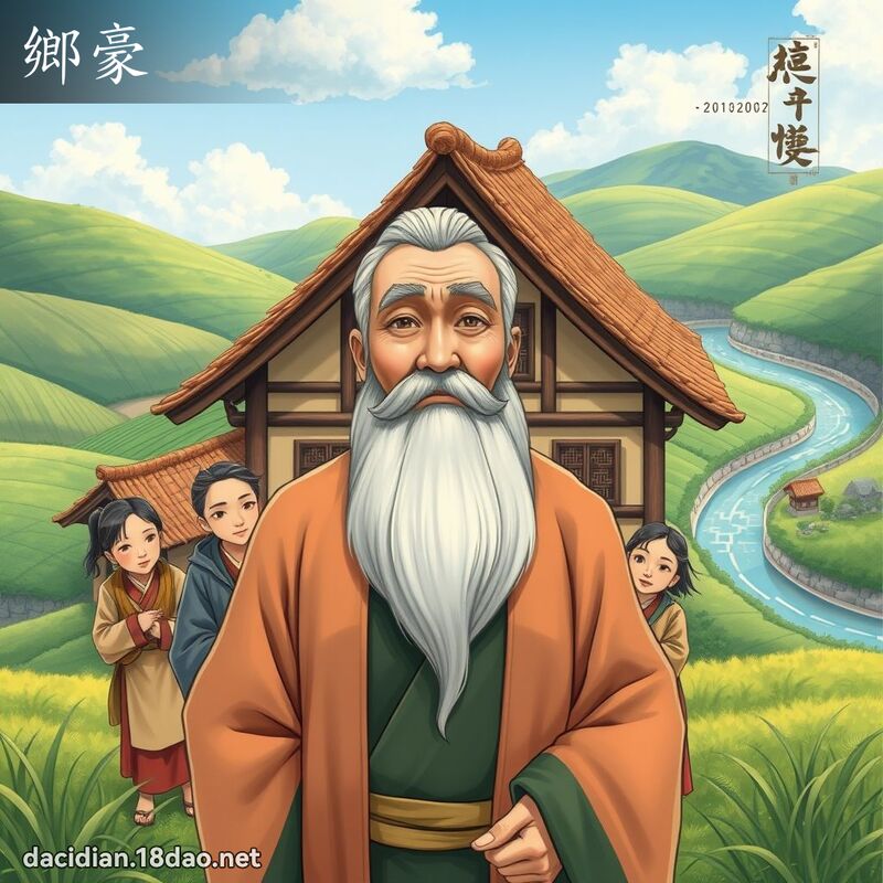 鄉豪 - 國語大辭典配圖