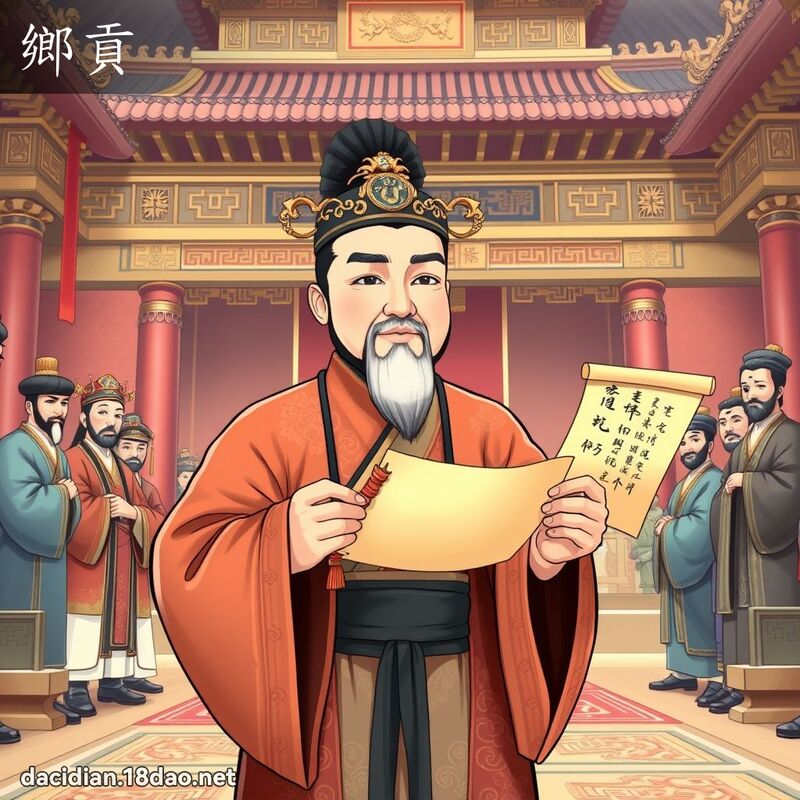 乡贡 - 国语大辞典配图